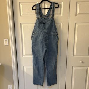 Key Bib Overalls Womens  Blue Denim Medium Wash 100% Cotton 17754 (38 X 27)